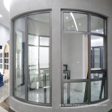 Aluminium Sliding Door And Window Glass New Design Curved Balcony Aluminum Sliding Glass Window